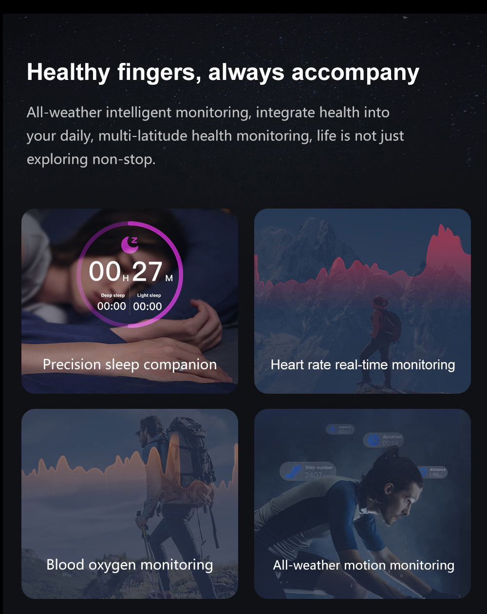 J-RING X1 Space aluminum Smart Ring