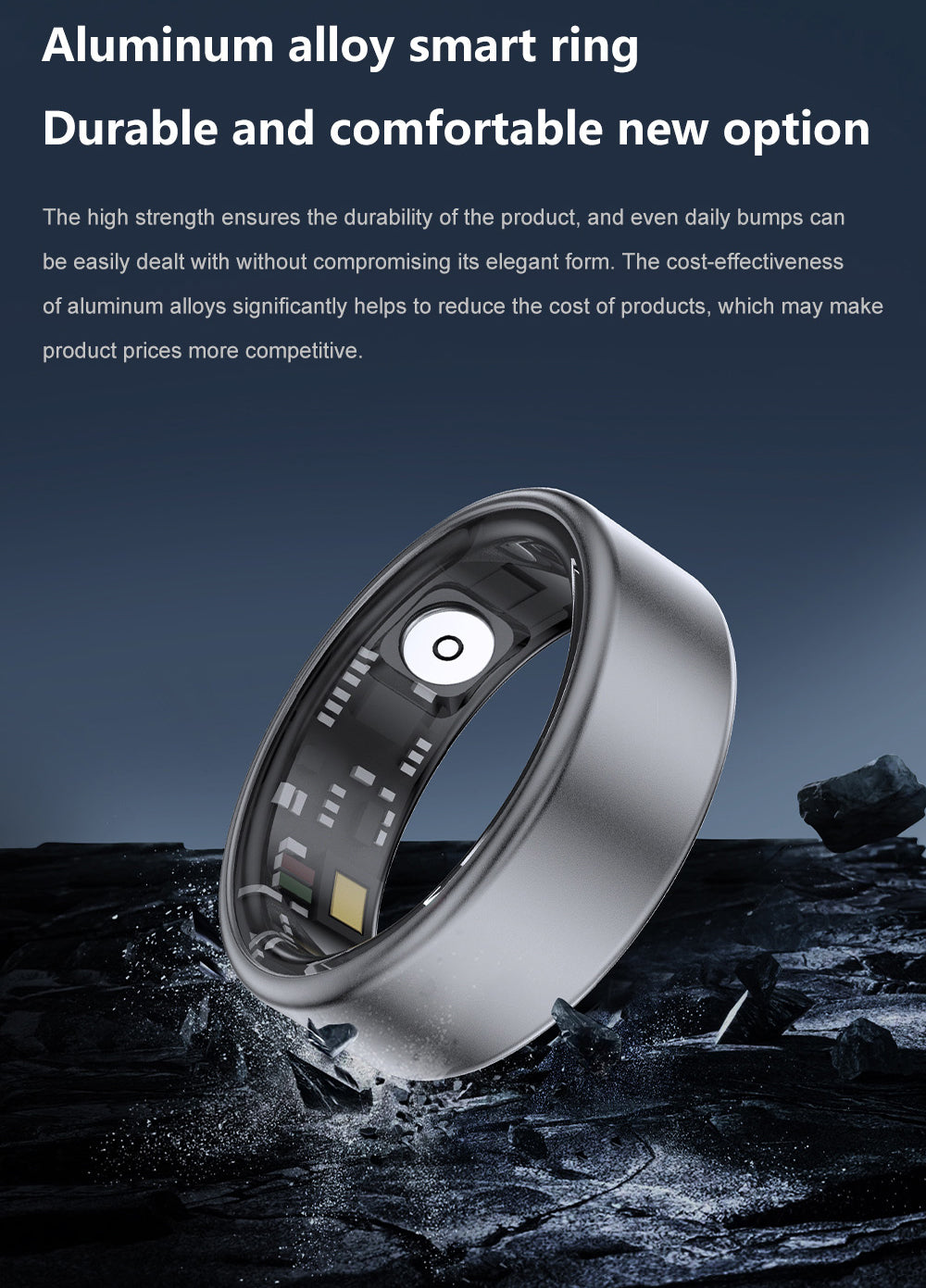 J-RING X1 Space aluminum Smart Ring