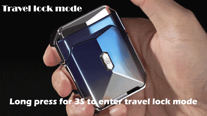 MECH ONE: Mecha Styled Travel Portable Mini Magnetic Razor