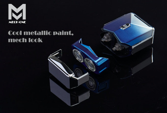 MECH ONE: Mecha Styled Travel Portable Mini Magnetic Razor