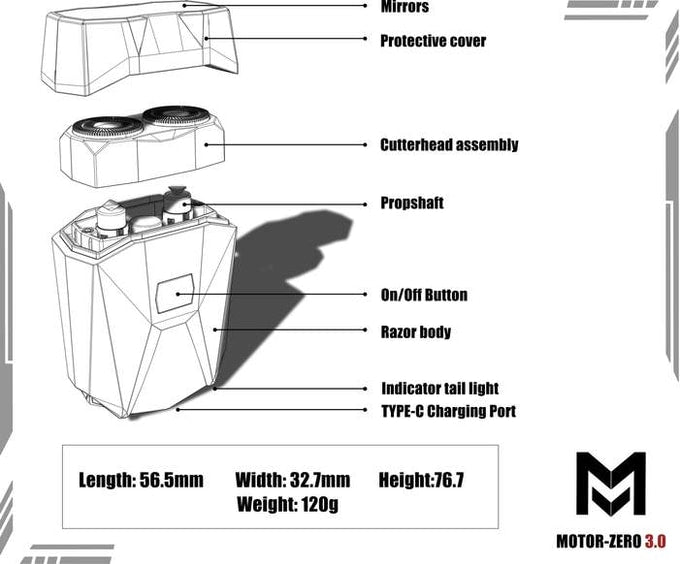 MOTOR-ZERO3.0:A new definition of a razor