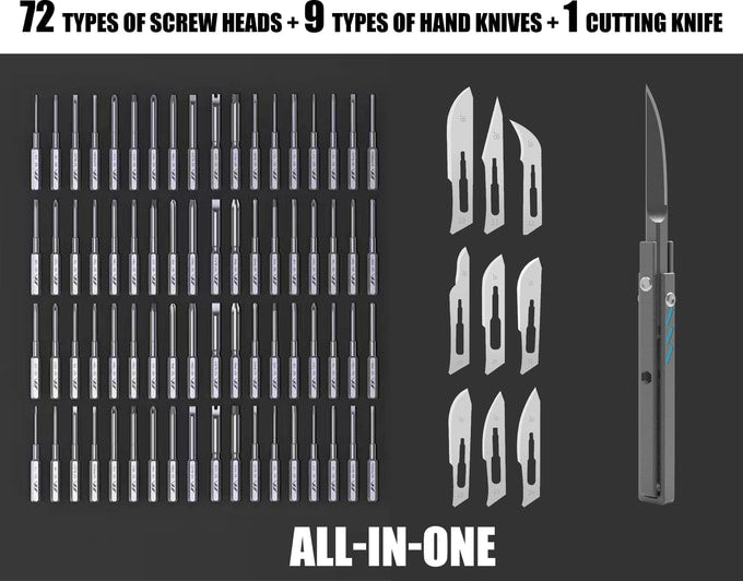Ti-ONE:Ultra-Portable All-in-One Titanium EDC Tool