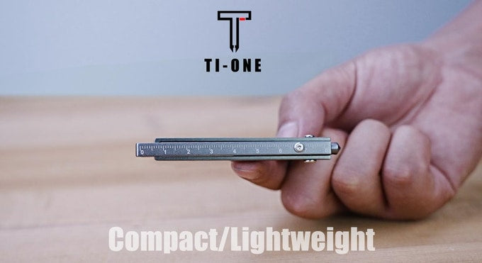 Ti-ONE:Ultra-Portable All-in-One Titanium EDC Tool