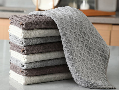 Waffle weave towel