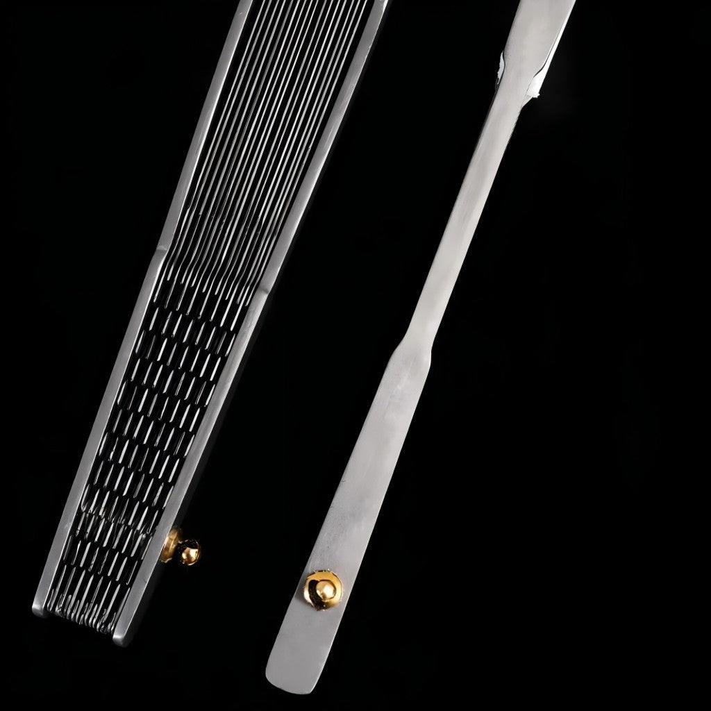 ●Titanium Alloy Folding Fan| Kung Fu Fan