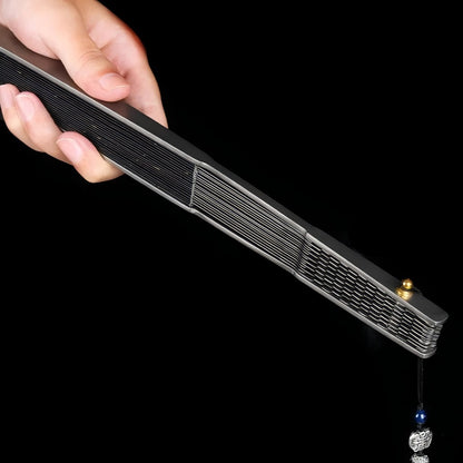 ●Titanium Alloy Folding Fan| Kung Fu Fan