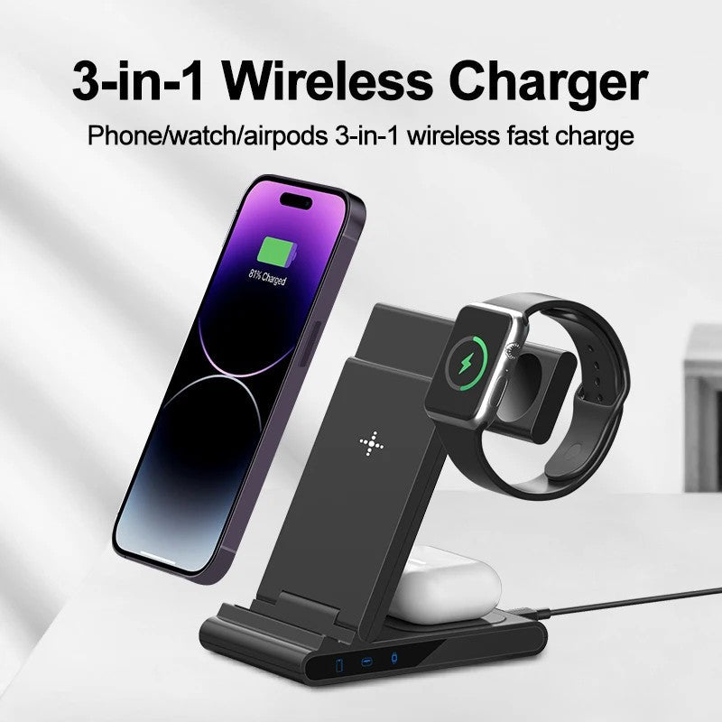 3 in 1Foldable Wireless Chargers