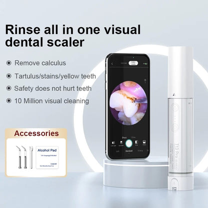 Visual Electric Portable Ultrasonic Tooth Cleaner