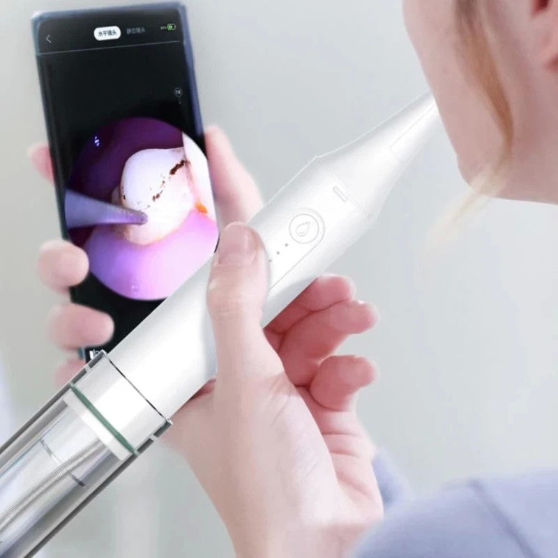 Visual Electric Portable Ultrasonic Tooth Cleaner