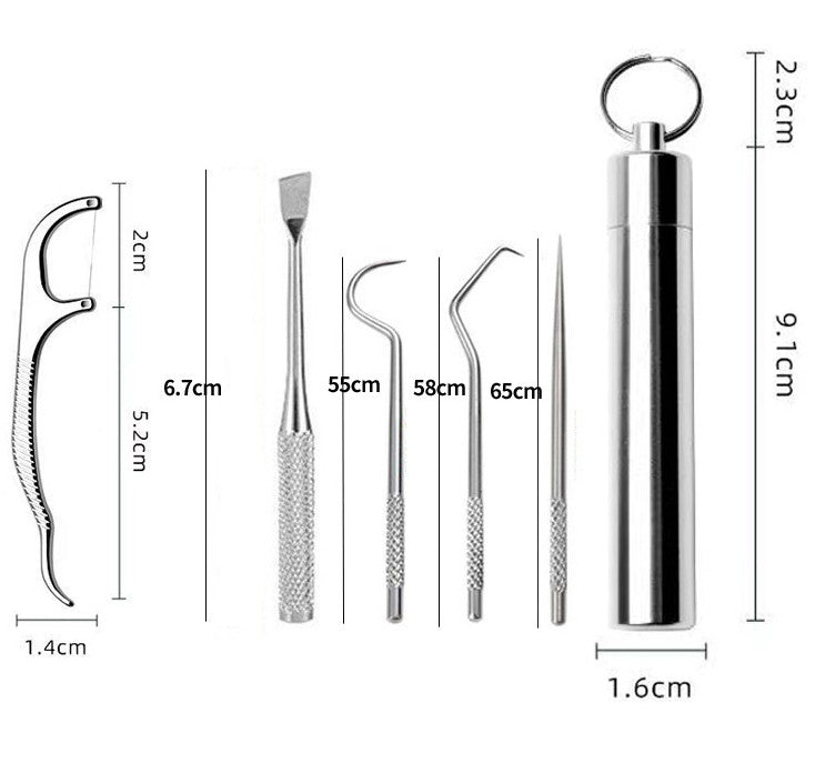 Titanium Oral Care/Flossing Set